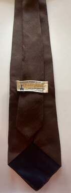 Vintage Pendleton Woolen Mills Disneyland Frontierland Exhibit Brown Wool Neckti